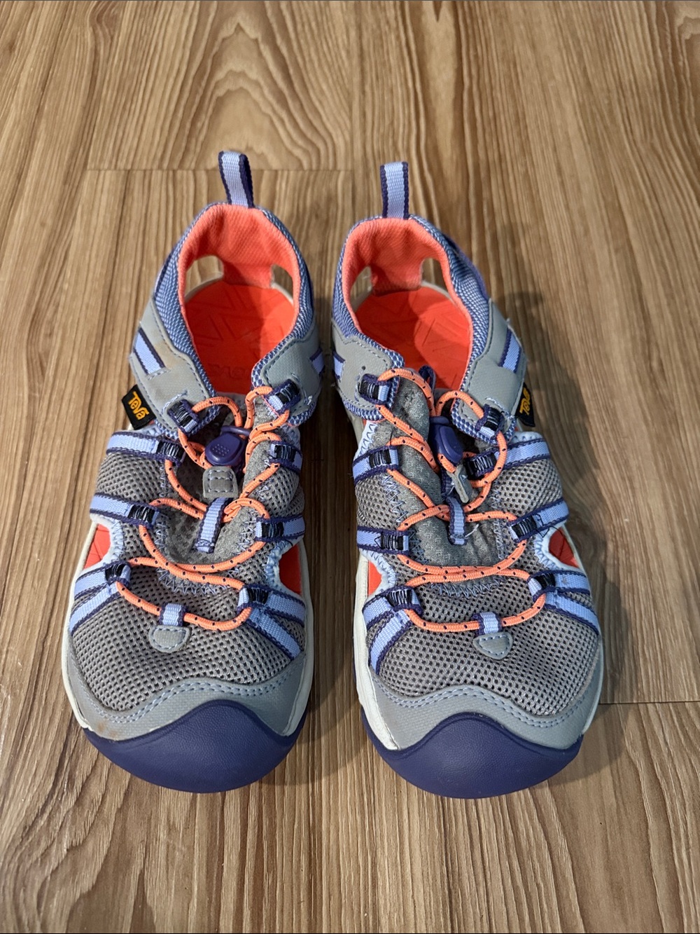 Teva Kids Grey & Coral Water Shoes